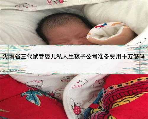 湖南省三代试管婴儿私人生孩子公司准备费用十万够吗